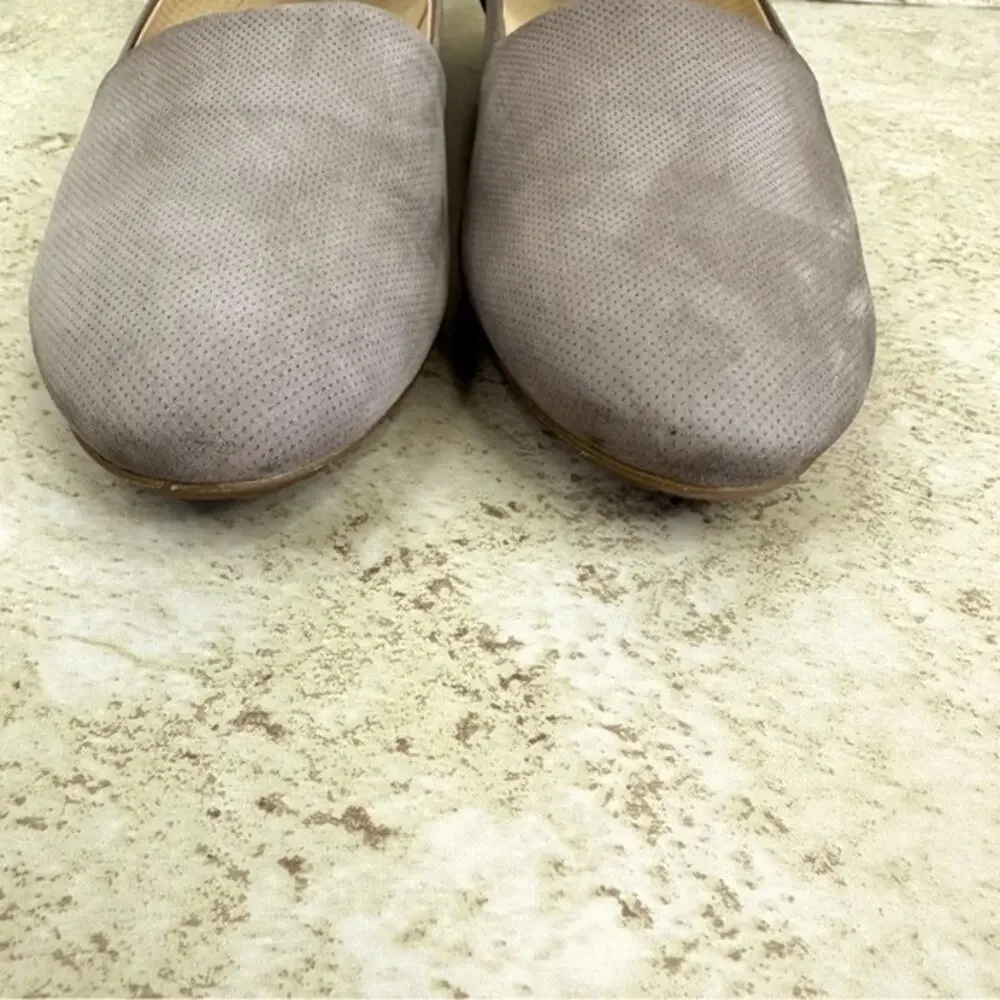 PAUL GREEN Women's Sz (US 8 ) Leather Tan Perforated Slip-on Flats Sz AUS (6.5)